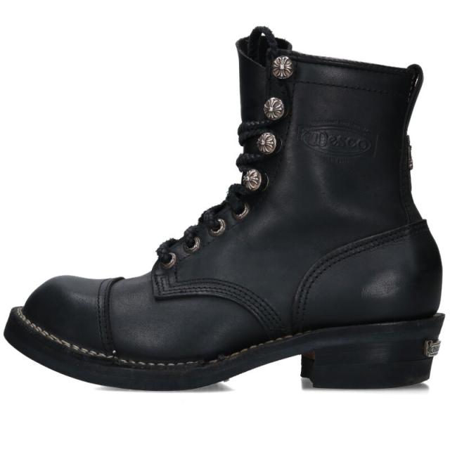 クロムハーツ サイズ:7.5E  JOBMASTER ジョブマスター レザーブレードレースアップレザーブーツ 中古 SJ02