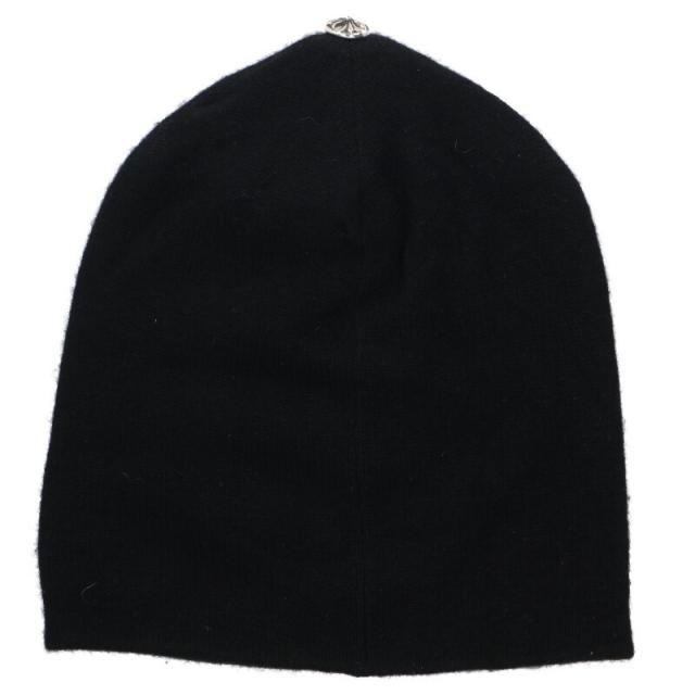 クロムハーツ BEANIE CASH スターレザーパッチカシミアニットキャップ
