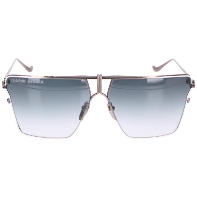 クロムハーツ   NIPPLY CHプラステンプルメタルフレームサングラス 眼鏡 中古 OS06