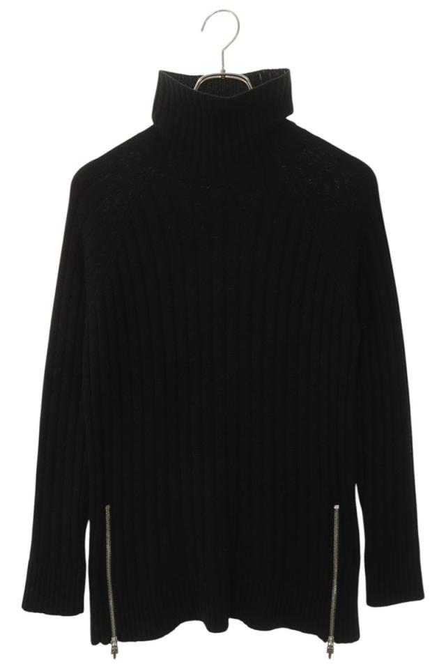 クロムハーツ サイズ:M サイドダガージップクロスパッチ付きタートルニット 中古 OS06