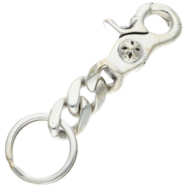 クロムハーツ サイズ:ショート  CLP CHN CLASSIC-S ショートクラシックリンク シルバーキーチェーン 中古 OK15