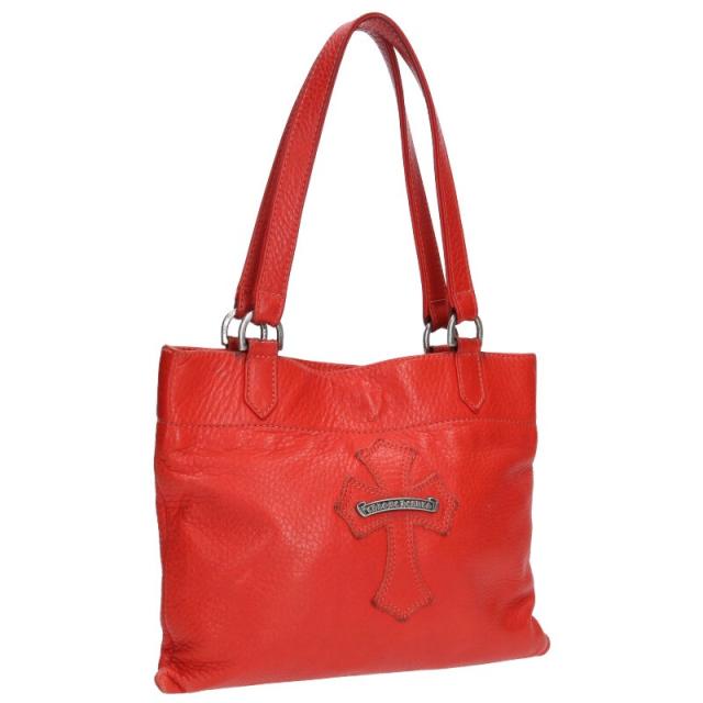 クロムハーツ  クロスパッチレザートートハンドバッグ 中古 SS07