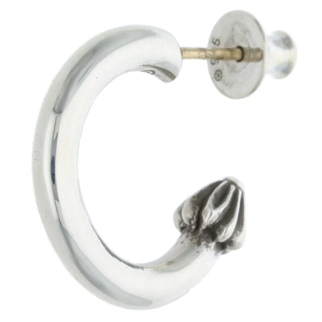 クロムハーツ HOOP PLAIN プレーンフープ シルバーピアス 中古 GZ11