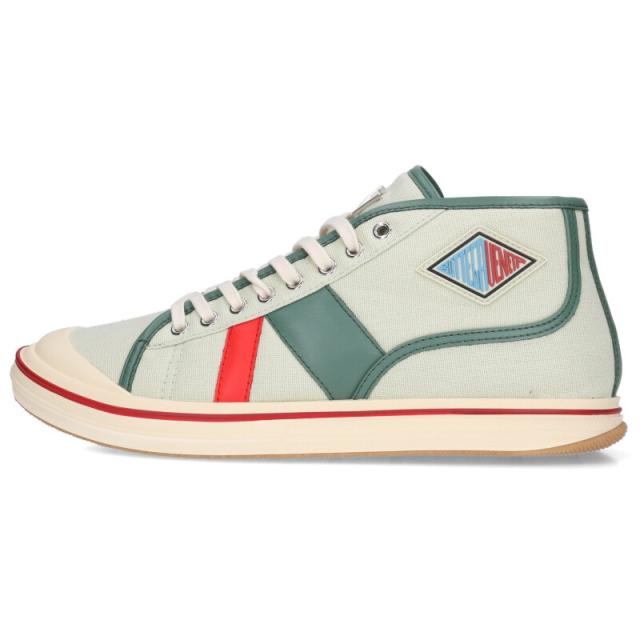 ボッテガヴェネタ サイズ:42  エリオット ミッドカットキャンバススニーカー 中古 BS55