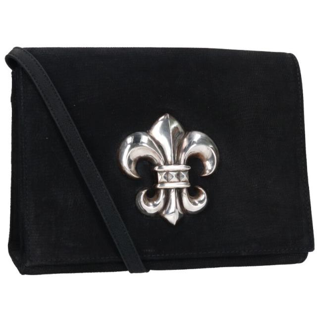 クロムハーツ  BSフレア装飾リザードレザーショルダーバッグ 中古 SS07