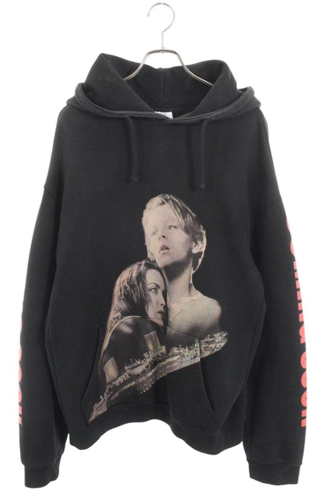 ヴェトモン サイズ:S  16SS  SS16TP16 オーバーサイズタイタニックプルオーバーパーカー 中古 SB01