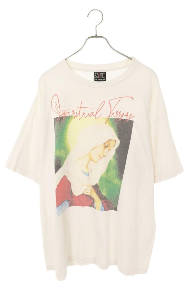 セントマイケル サイズ:XXL  SM-A22-0000-008 マリアプリントTシャツ 中古 SB01