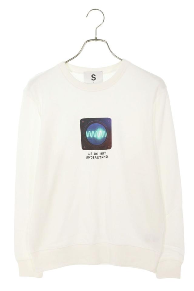 シークエル  フラグメントデザイン サイズ:S  24SS  WE-24SS-3BPCN-03 WEEKEND ロゴプリントスウェット 中古 BS99