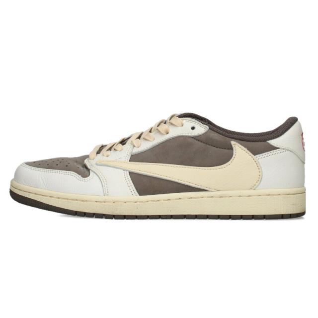 ナイキ  トラヴィススコット サイズ:29.5cm  AIR JORDAN 1 LOW OG REVERSE MOCHA DM7866-162 エアジョーダン1レトロロウオージースニーカー 中古 BS55