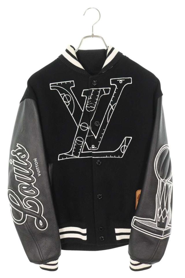 ルイヴィトン サイズ:44 21AW RM212M MJY HLL02E NBAバスケットボール スタジャンブルゾン 中古 OM10