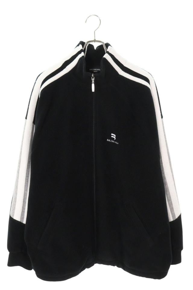 バレンシアガ サイズ:L  704063 TMVC7 スポーツロゴフリースブルゾン 中古 SB01