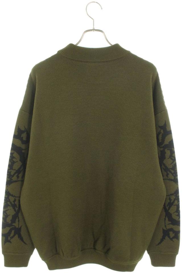 ヴェトモン サイズ:M UE54KN160K スリーブメタルロゴニット 中古 SB01