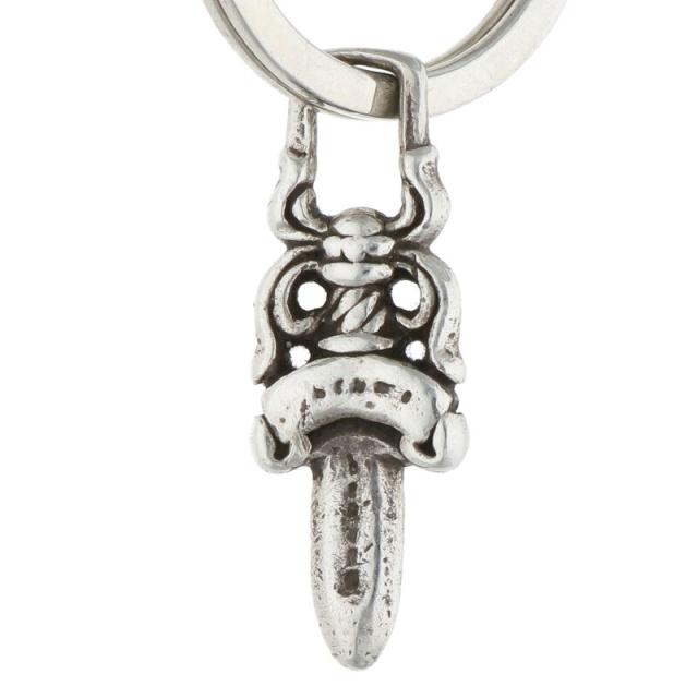 クロムハーツ BSF&No5 DGGR BSフレア#5ダガーキーリング シルバーウォレットチェーン 中古 SJ02 クロムハーツ BSF&No5 DGGR BSフレア#5ダガーキーリング オールド