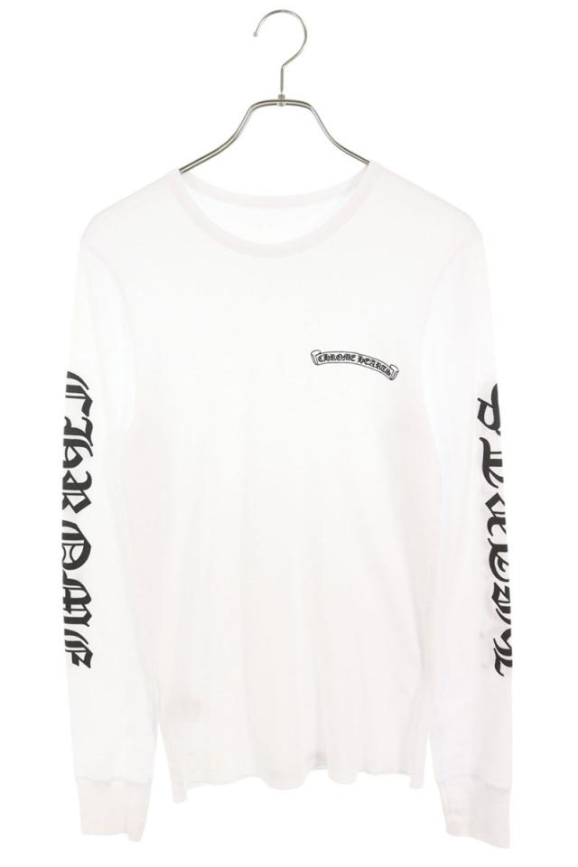 クロムハーツ サイズ:M  Thermal L S アームロゴプリントサーマル長袖カットソー 中古 NO05