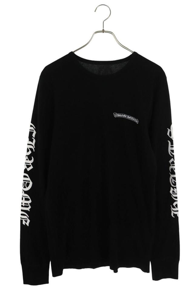 クロムハーツ サイズ:XL Thermal L S アームロゴプリントサーマル長袖