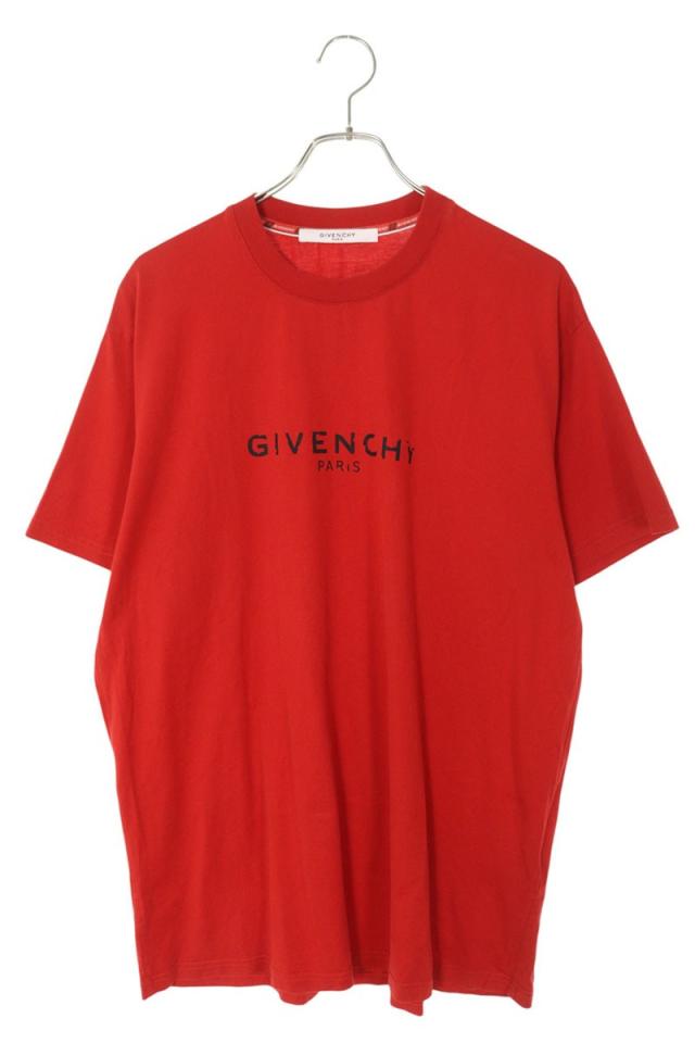 ジバンシィ サイズ:S  BM70KC3002 ヴィンテージロゴデストロイ加工ロゴプリントTシャツ 中古 BS99