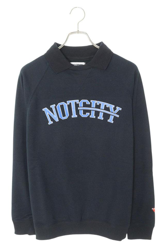 ノットシティ サイズ:M  NC21AW-CLT001 ロゴプリントスウェット 中古 BS99