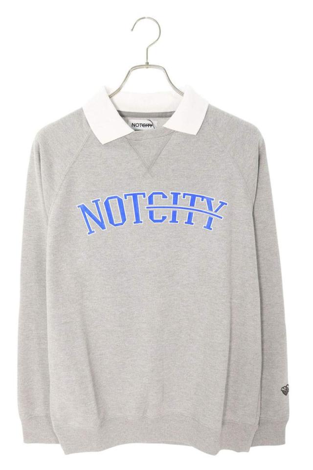 ノットシティ サイズ:M  NC21AW-CLT001 ロゴプリントスウェット 中古 BS99