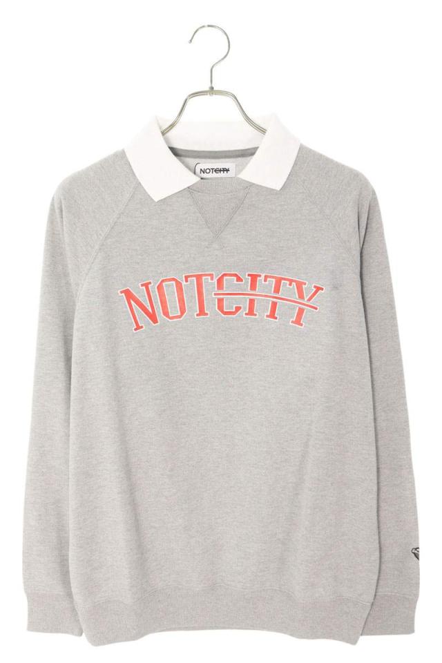 ノットシティ サイズ:M  NC21AW-CLT001 ロゴプリントスウェット 中古 BS99