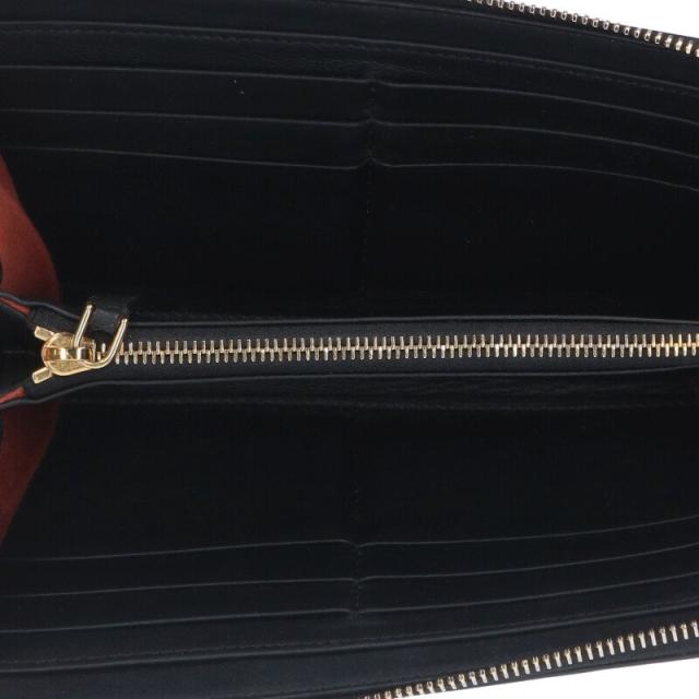 マルニ   PFMOE11U08 トランク ラウンドジップバイカラーウォレット財布 中古 BS99 マルニ PFMOE11U08 トランク ラウンドジップバイカラーウォレット財布