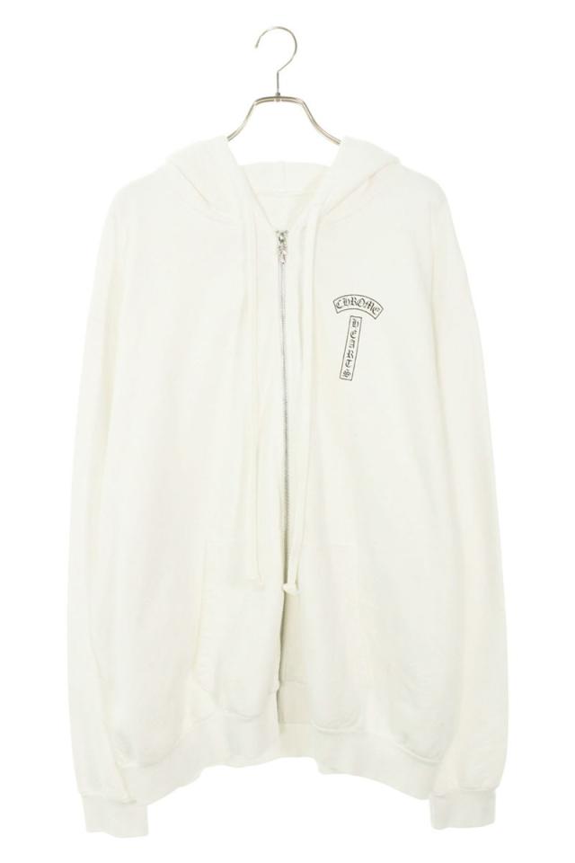クロムハーツ サイズ:XXL  SWTSHRT HD ZIP バックアーチロゴジップアップパーカー 中古 FK04