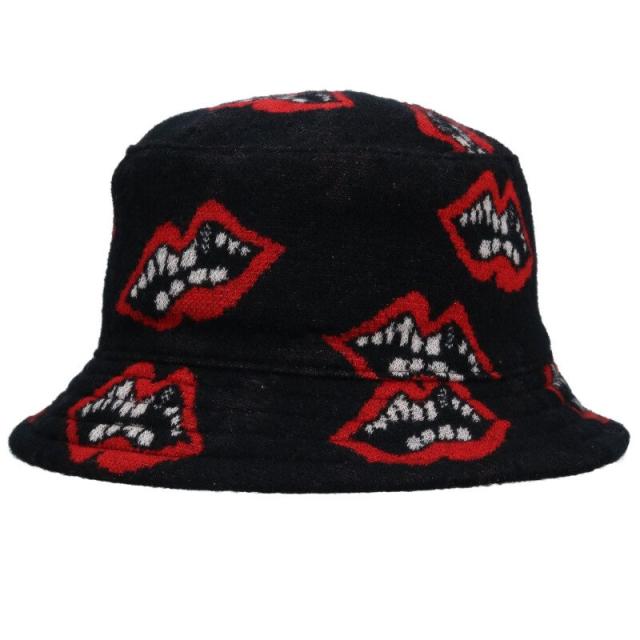 クロムハーツ サイズ:XL  Chomper Bucket Hat チョンパー総柄カシミアバケットハット 中古 OK15