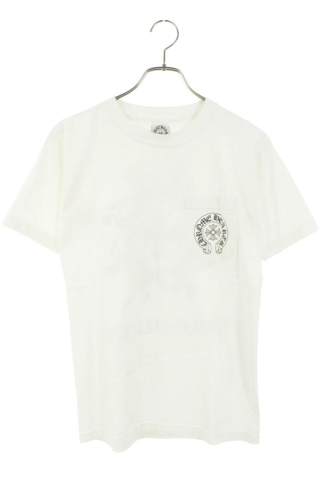 クロムハーツ サイズ:S  CH T-SHRT 2 ホノルル限定CHプラスバックプリントTシャツ 中古 BS55