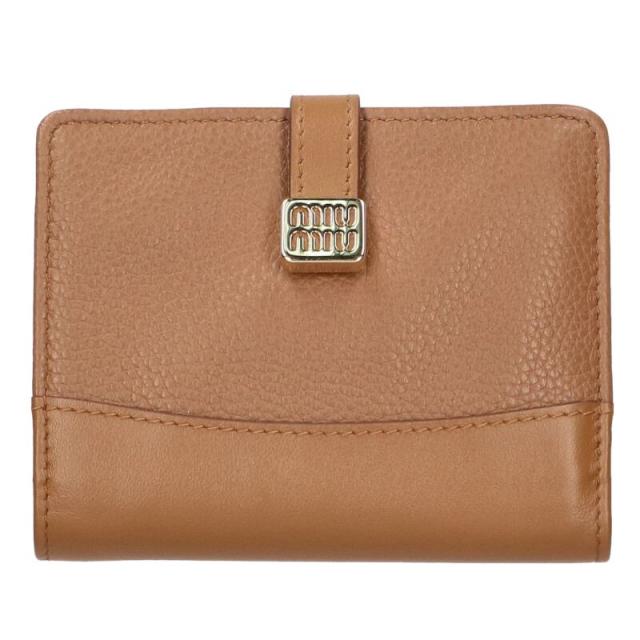 ミュウミュウ 5MV204 コンパクトウォレット財布 中古 NO05