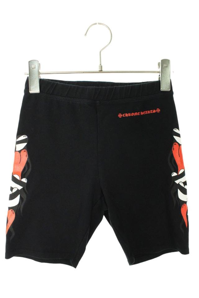 クロムハーツ サイズ:S  PPO MATTY BOY Sick Heart マティボーイプリントハーフパンツ 中古 SJ02
