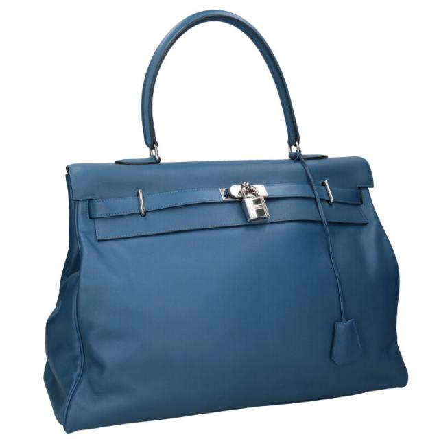 エルメス サイズ:50  ケリーリラックス50 □P刻印 SV金具トリヨンクレマンスハンドバッグ 中古 GZ14
