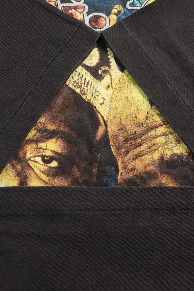 ヴィンテージ   THE NOTORIOUS BIG & TUPAC IN MEMORY  RAP DESIGNTシャツ 中古 BS99 ヴィンテージ THE NOTORIOUS BIG & TUPAC IN MEMORY RAP DESIGNTシャツ