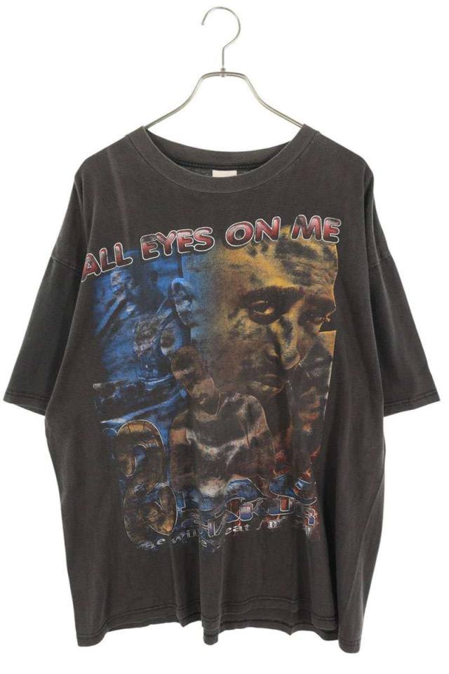 ヴィンテージ サイズ:XXL  THE NOTORIOUS BIG & TUPAC IN MEMORY IN MEMORY RAP DESIGNTシャツ 中古 BS55