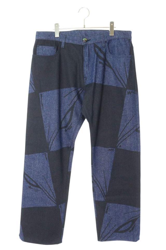 アンチプロモ サイズ:34インチ 99EYES総柄デニムパンツ 中古 BS55