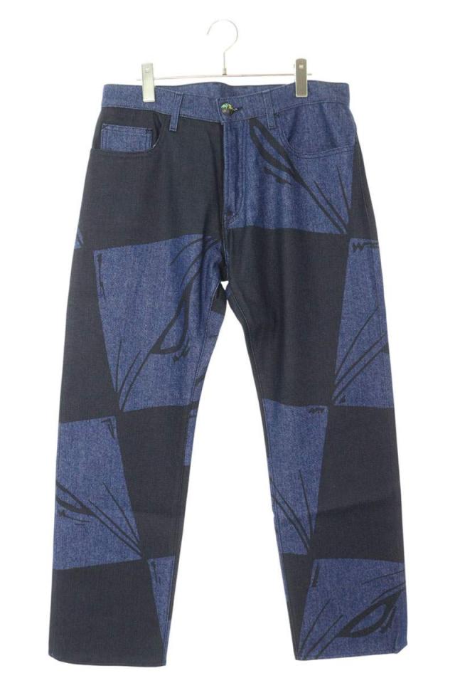 アンチプロモ サイズ:32インチ 99EYES総柄デニムパンツ 中古 SJ02