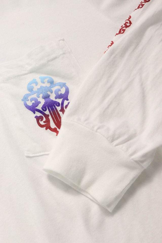 クロムハーツ サイズ:L CH L S 1 バックダガー袖ロゴプリント長袖