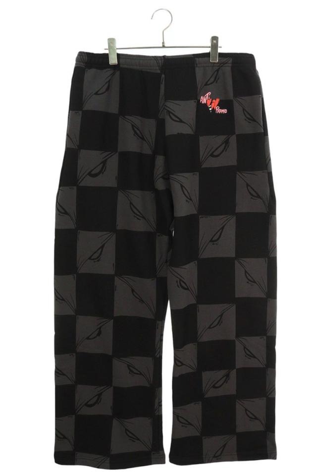 アンチプロモ サイズ:XXL  99 EYES SWEATPANT MATTY BOYプリントロングパンツ 中古 SJ02