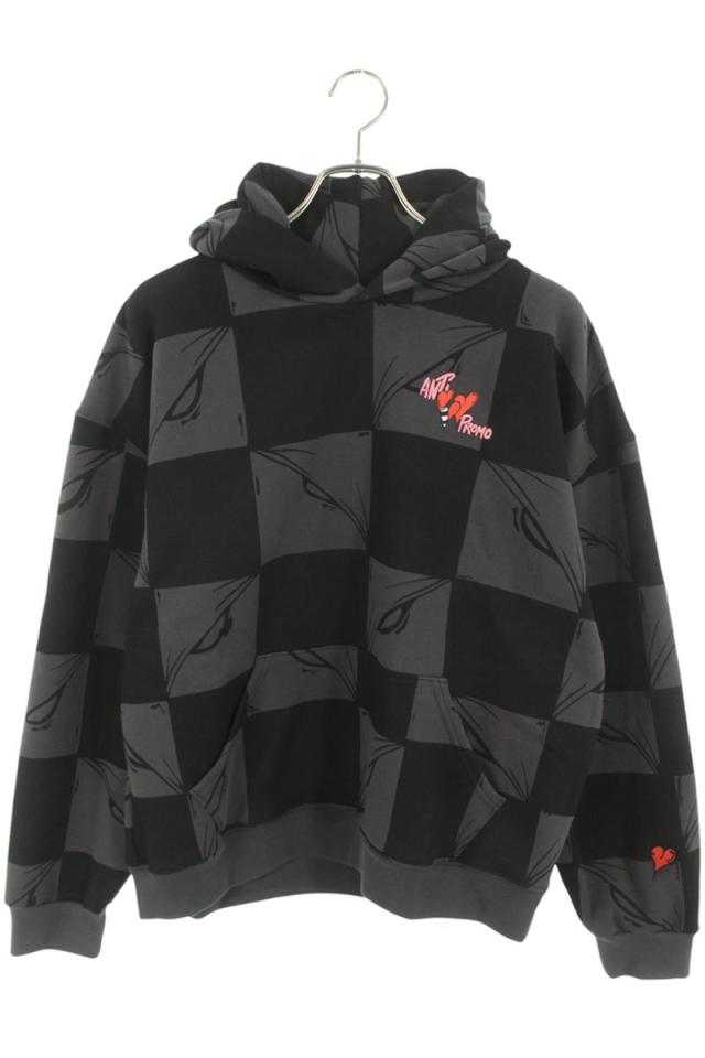 アンチプロモ サイズ:S 99 EYES HOODIE MATTY BOYプリントプルオーバーパーカー 中古 SS07