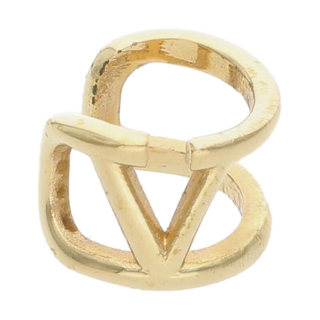 ヴァレンティノガラヴァーニ  シグネチャーロゴモチーフゴールドイヤーカフ 中古 BS99