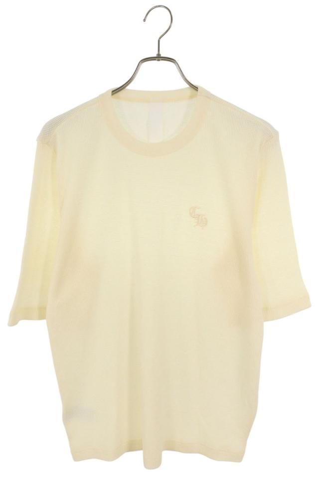 クロムハーツ サイズ:L  Y NOT CHロゴ刺繍サーマルニットTシャツ 中古 SJ02