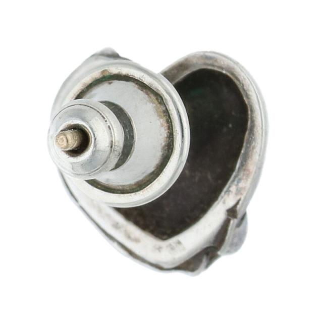 クロムハーツ STUD HEART/ハートスタッド シルバーピアス メンズ
