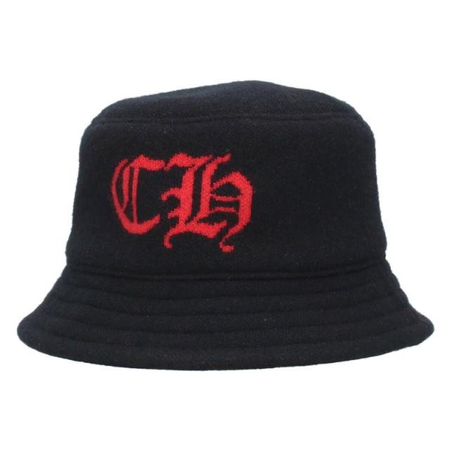 クロムハーツ  CHロゴカシミアニットバケットハット帽子 中古 OM10