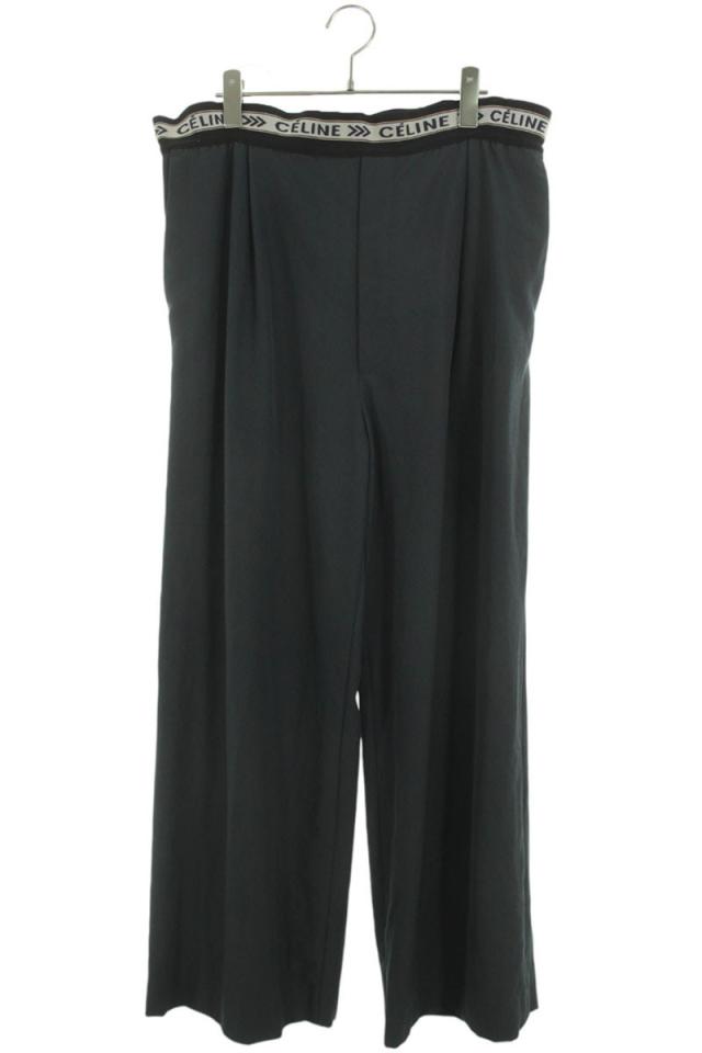 セリーヌ サイズ:36 ウエストロゴワイドスラックスロングパンツ 中古 BS99