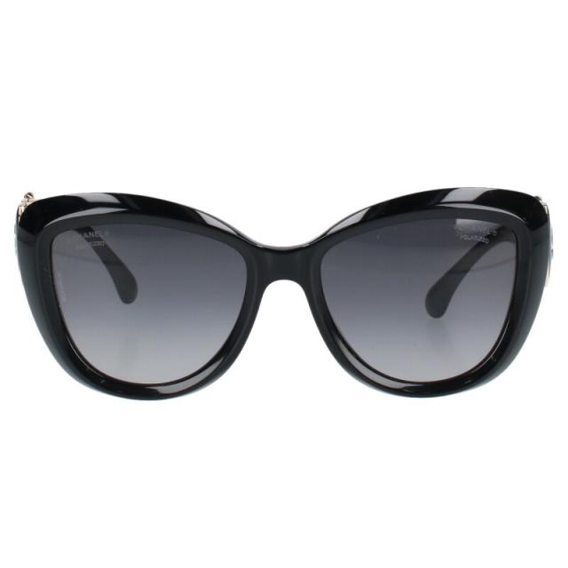 シャネル サイズ:54-□18  5517-A ハートシェイプココマークサングラス 中古 SB01