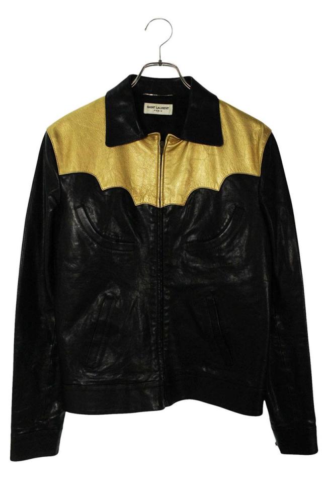 サンローランパリ サイズ:46  373587 Y5HE1 レザージャケット 中古 BS99