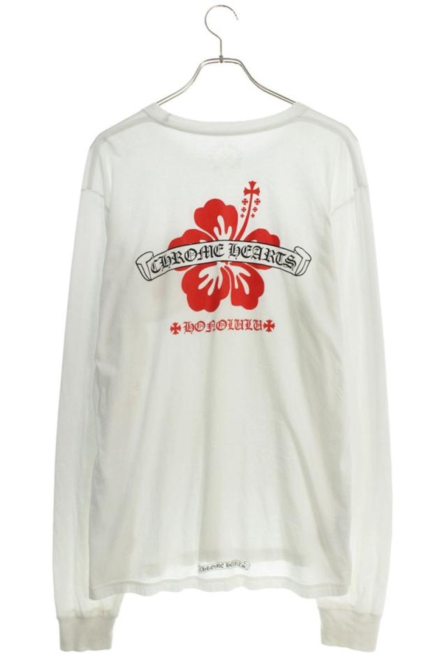 クロムハーツ サイズ:L CH L S LTD ホノルル限定ハイビスカスバック