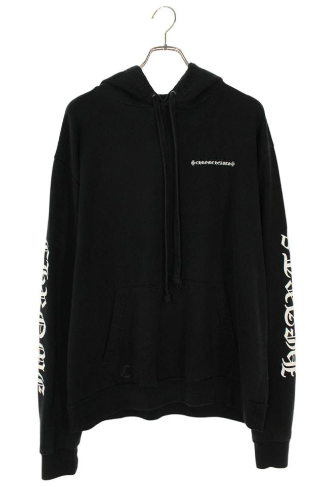 クロムハーツ サイズ:S  SWTSHRT PLVR セメタリークロスプリントパーカー 中古 SJ02