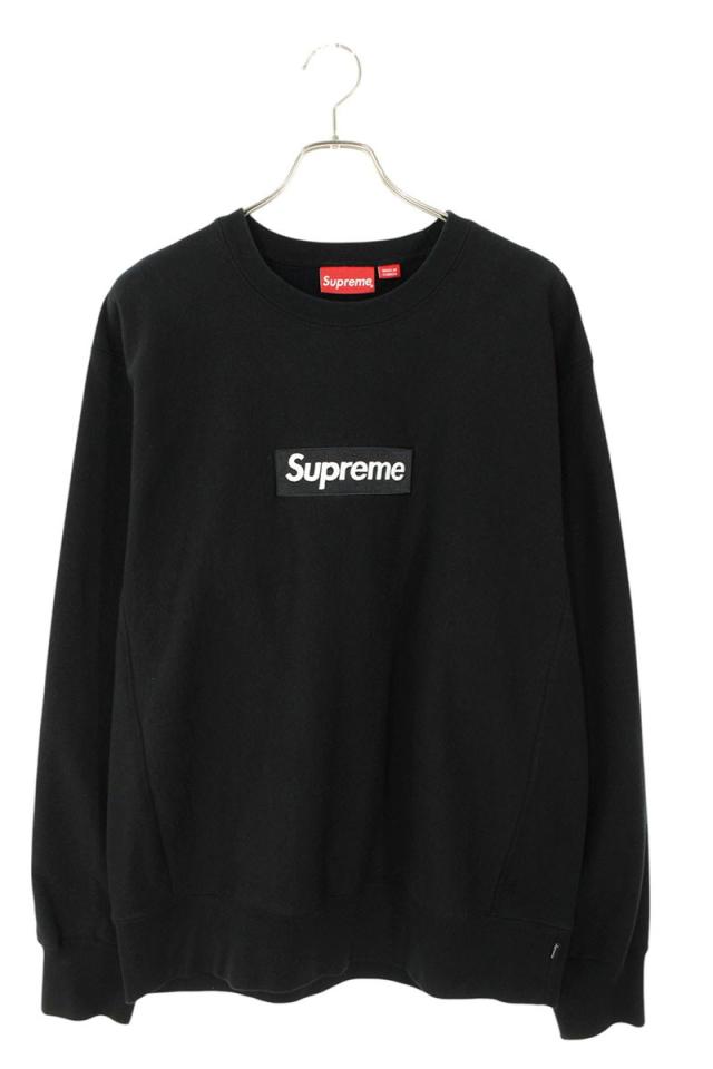 シュプリーム サイズ:L  18AW  Box Logo Crewneck ボックスロゴクルーネックスウェット 中古 SB01