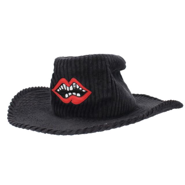 クロムハーツ サイズ:L  MATTY BOY チョンパーコーデュロイフェドラハット 中古 OS06