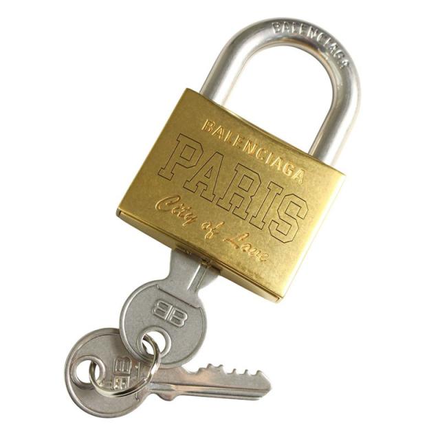【美品】BALENCIAGA CITY OF LOVE パドロックバッグチャーム バレンシアガ CITY OF LOVE パドロックバッグチャーム 中古 BS99