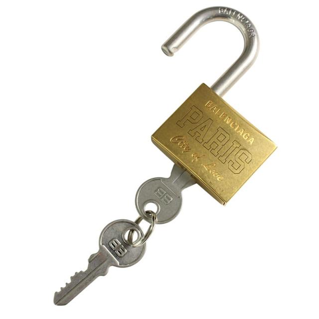 【美品】BALENCIAGA CITY OF LOVE パドロックバッグチャーム バレンシアガ CITY OF LOVE パドロックバッグチャーム 中古 BS99